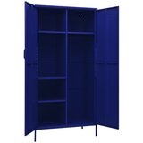  Ormar modri 90 x 50 x 180 cm čelični | shoptok.hr