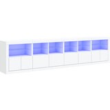 Maison Chic Komoda - Predalnik z LED diodami bela 283x37x67 cm, (21717603) Cene