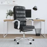  Uredski naslonjač od umjetne kože crni | shoptok.hr