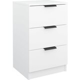 Maison Chic Nočna omarica - Nočna miza bela 40x36x65 cm, (21688205) Cene