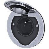 solight 5B324 - Spoljašnja ugradna podna utičnica IP55, okrugla | Eponuda.com