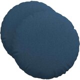  Jastučići za sjedenje 2 pcs Plava Ø50 x 19 cm tkanina | Eponuda.com