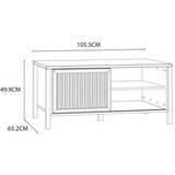 Premium Living Klubska Miza Jytana, Barva Hrasta, Črna | Shoptok.si