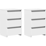  Noćni ormarići 2 kom bijeli 40x35x62,5 cm od konstruiranog drva | shoptok.hr