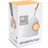 simplehuman Vrečke za smeti 60 ks z zateznim trakom 65 l Q – Cene