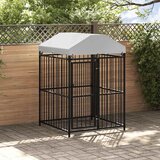 Vanjski kavez za pse s krovom 120 x 120 x 150 cm | shoptok.hr