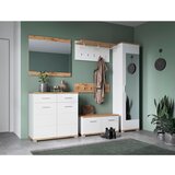 Mömax Garderobni Panel Hola, Bela, Barva Hrasta | Shoptok.si