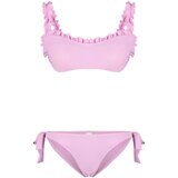 Trendyol Pink Bralette Frilled Regular Bikini Set | Eponuda.ba