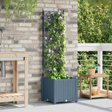  Vrtna saksija Svijetlo siva 40 x 40 x 143 cm Plastika | Eponuda.com