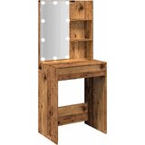  Toaletni stolić s LED svjetlima boja staro drvo 60x40x140 cm | shoptok.hr