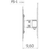 MID.YOU Stenski Nosilec Za Tv Fs 1, Srebrna, 24,33 Cm | Shoptok.si