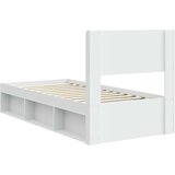  Krevetna konstrukcija s pohranom i uzglavljem Bijela 100 x 200 cm | Shoptok.si