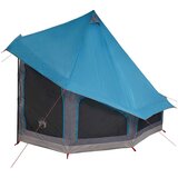 Tipi šator s krovom s pohranom Plava 404 x 370 x 270 cm taft | Eponuda.com