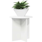  Stalak za biljke 2 pcs Bijela Ø40 x 40 cm Konstruirano drvo | shoptok.hr