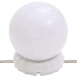  Zidno ogledalo s LED svjetlima okruglo stakleno | shoptok.hr
