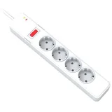 Razdelilec 220V 1/4 3m+STIKALO; H05VV-F 3G1.5mm2, prenapestna zaščita,, (20772084)