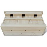  Kućica za vrapce 2 kom drvena 44 x 15,5 x 21,5 cm | shoptok.hr