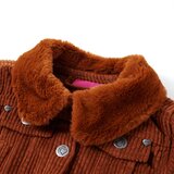  Dječja jakna od samta boje konjaka 92 | shoptok.hr