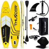 THUNDER Napihljiva SUP deska 320 × 75 × 15 cm – set z veslom, sedežem, torbo in pumpko ® COAST-YELLOW, (5000091256) | Shoptok.si