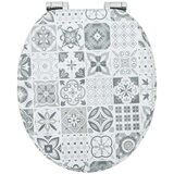  WC daska 2 pcs Plavi i bijeli porculan 44 x 38 cm MDF ploča | shoptok.hr
