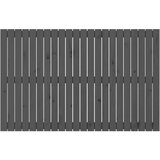  Stensko posteljno vzglavje sivo 140x3x90 cm trdna borovina, (20738200) | Shoptok.si