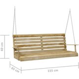 vidaXL klupa za ljuljanje od impregnirane borovine 155 x 65 x 60 cm | shoptok.hr