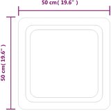  LED kupaonsko ogledalo 50x50 cm | shoptok.hr