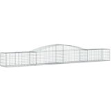  Obokane gabion košare 5 kosa 400x50x40/60 cm pocinkano železo | Shoptok.si