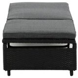 Venture Home London vrtna ležaljka 196 × 60 × 32 cm, crna | shoptok.hr