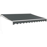 Maison Chic Zložljiva tenda - Senčniki antracitna 3x2,5 m blago in aluminij, (22038567) Cene