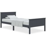  Posteljni okvir siv iz trdne borovine 100x200 cm, (20645641) | Shoptok.si