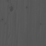  Posteljni okvir siv iz trdnega lesa 135x190 cm 4FT6, (20648583) | Shoptok.si