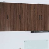 vidaXL Zidni kuhinjski ormarić s policom Smeđi hrast 40 x 31 x 80 cm | shoptok.hr