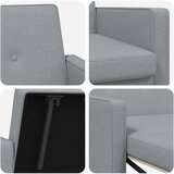  Krevet-sofa na razvlačenje Svijetlo zelena Tkanina | shoptok.hr