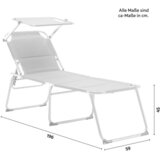 Modern Living Gartenliege Harald In Grau | Shoptok.si