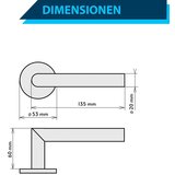  Kljuka APECS H-0204-INOX (grade 201) (00022965) | Shoptok.si