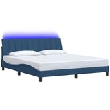  Okvir za krevet bez madraca Hanko plavi 180x200 cm od tkanine | shoptok.hr