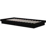  Okvir za krevet od masivnog drva crni 100 x 200 cm | Eponuda.com