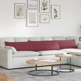  Jastučići za sofu 2 pcs Vinska crvena 200 x 40 cm tkanina | shoptok.hr