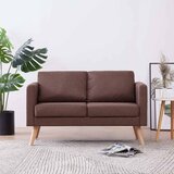  Dvosjed od tkanine smeđi | shoptok.hr