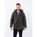 Glano Men's winter parka - khaki Cijene