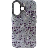  futrola flower cirkon za iphone 16 plus (6.7) ljubicasta | ePonuda.com