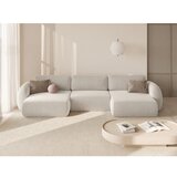 Cosmopolitan Design Krem sklopiva/s prostorom za odlaganje kutna garnitura od šenila (u obliku slova "U") Tonale – | shoptok.hr