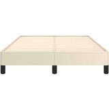  posteljni okvir brez vzmetnice krem 120x190 cm umetno usnje, (21791821) | Shoptok.si