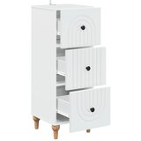  Ormar s ladicama Bijela 33 x 34 5 x 90 cm Konstruirano drvo - Bijela Slike