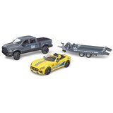 Bruder Kamionet RAM 2500 sa roadster trkačkim automobilom | Eponuda.com