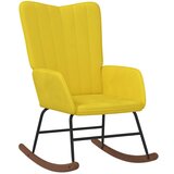 Furnova Gugalni stol gorčično rumen žamet, (21925660) | Shoptok.si