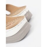 SEASTAR Light white flip-flops on a low wedge | Shoptok.si