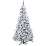 vidaXL Umetno Zložljivo Božično Drevo Zelena 240 cm PE in PVC | Shoptok.si