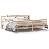 vidaXL Posteljni okvir z vzglavjem 180x200 cm borovina Cene